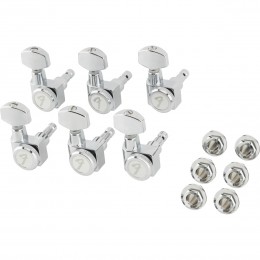 Fender Locking Stratocaster and Telecaster Machine Heads All Short Post Chrome Set