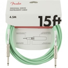 Fender Original Series Instrument Cable 15 Foot Surf Green Front