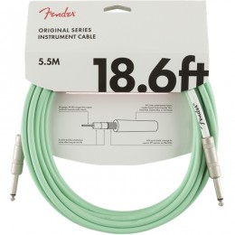 Fender Original Series Instrument Cable 18.6 Foot Surf Green Front