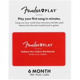  Fender Play 6 Month Subscription Prepaid Card (UK)