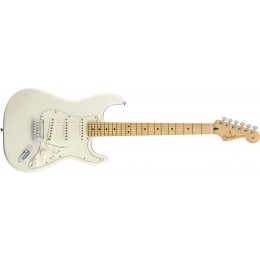Fender Player Stratocaster Polar White Maple Front