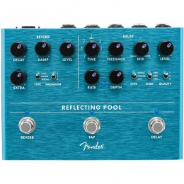 Fender Reflecting Pool Delay Reverb Pedal Front