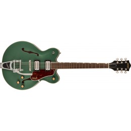  Gretsch G5422TG Electromatic Classic Hollow Body Double-Cut  6-String Electric Guitar with 12-Inch-Radius Laurel Fingerboard, Bigsby and Gold  Hardware (Right-Handed, Walnut Stain) : Musical Instruments