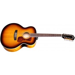 Guild F-2512E Deluxe Westerly 12-String Electro-Acoustic Antique Sunburst Front