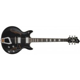 Hagstrom Alvar Black Gloss Front