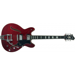 Hagstrom Tremar Viking Deluxe Wild Cherry Transparent