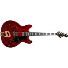 Hagstrom ’67 Viking II Wild Cherry Transparent Front