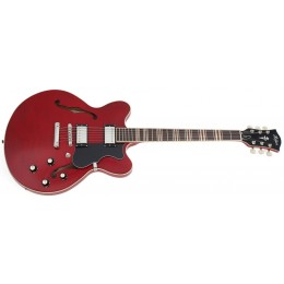 Hofner Verythin Standard CT Transparent Red Semi Acoustic Guitar