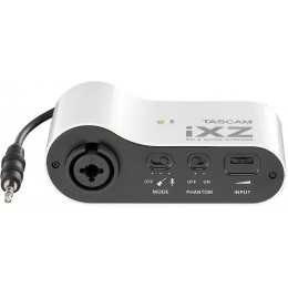 Tascam iXZ Mic & Guitar Interface for Apple iOS Devices