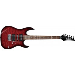 Ibanez GRX70QA-TRB Transparent Red Burst Electric Guitar