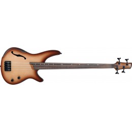 Ibanez SRH500F-NNF Natural Browned Burst Flat Fretless Bass