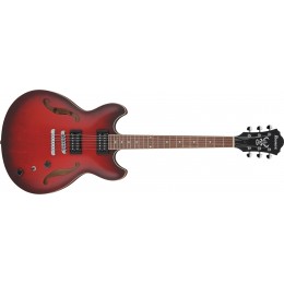 Ibanez AS53 Sunburst Red Flat Front