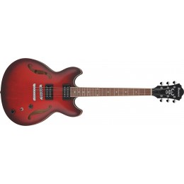 Ibanez AS53 Sunburst Red Flat Front