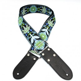 DSL JAC20 Fair Blue Jacquard Guitar Strap