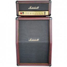 Marshall Studio Classic SC20H With SC212 Burgundy Snakeskin Half Stack Pack Front