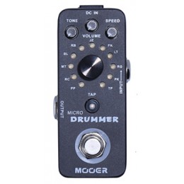 MOOER Micro Drummer MDM1 Pedal Drum Machine Top