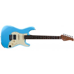 MOOER GTRS S800 Intelligent Guitar Blue Rosewood Front