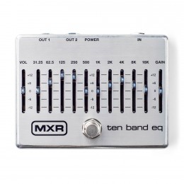 MXR M108S 10 Band EQ Pedal Silver