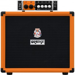 Orange Little Bass Thing with OBC-112 Half Stack Package
