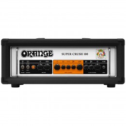 Orange Super Crush 100 Electric Guitar Amp Head Black Front 