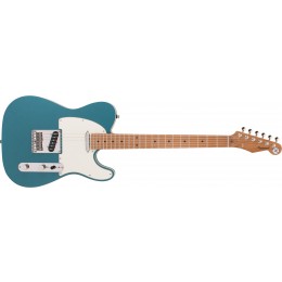 Reverend Pete Anderson Eastsider T Satin Deep Sea Blue, Roasted Maple Front