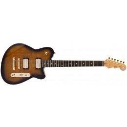 Reverend Charger RA Transparent Coffee Burst Flame Maple