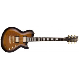 Reverend Roundhouse RA Transparent Coffee Burst Flame Maple