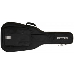 Ritter Arosa Dreadnought Acoustic Guitar Gig Bag Sea Ground Black