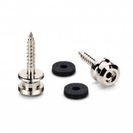 Schaller Buttons For S-Locks Nickel Pair, Medium Thread