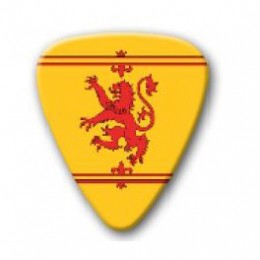 Scottish Lion Rampant Plectrum Guitar Pick