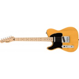 Squier Affinity Series Telecaster Left-Handed Maple Fingerboard Black Pickguard Butterscotch Blonde Front