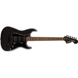 Squier Limited Edition Affinity Stratocaster HSS Metallic Black, Matching Headstock
