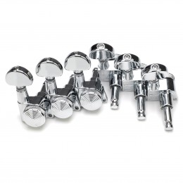 Stentor Locking Guitar Machine Heads Backlocking 3L3R Chrome Main