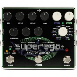 Electro-Harmonix Superego Plus Guitar Synth Engine / Multi Effect Pedal Front