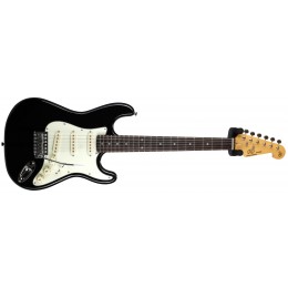 SX SST62+ 3/4 Size Electric Guitar Black Front