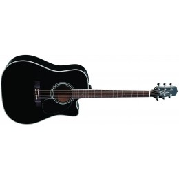 Takamine EF341SC Black Dreadnought Electro Acoustic Guitar