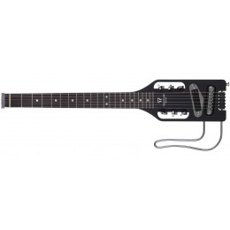 Traveler Ultra-Light Electric Travel Guitar Left Handed Matte Black Front