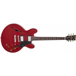 Vintage VSA500 Cherry Red Front