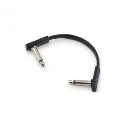 Warwick-RockBoard-Flat-Patch-Cable-10cm-Black-Front