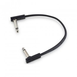 Warwick-RockBoard-Flat-Patch-Cable-20cm-Black-Front