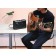 Roland Mobile Cube Amp with Acoustic Guitar