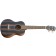 Adam Black Exotic Wood Series Tenor Ukulele Striped Ebony Front