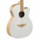 Applause Jump Electro Acoustic Guitar Blank Canvas White