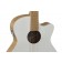 Applause Jump Electro Acoustic Guitar Blank Canvas White