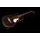 Art & Lutherie Roadhouse Faded Black Parlour Guitar Angle