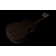 Art & Lutherie Roadhouse Faded Black Parlour Guitar Back Angle