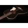 Art & Lutherie Roadhouse Faded Black Parlour Guitar Body angle 2