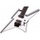 BC Rich Ironbird Extreme with Floyd Rose Matte White Body Angle 2