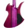 BC Rich Mockingbird Legacy STQ Hardtail Left Hand Trans Purple Body Back