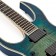 BC Rich Shredzilla Extreme Exotic with Hipshot Left Hand Cyan Blue Burl Detail 1